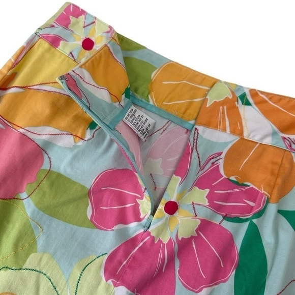 Talbots Floral Summer Garden Stretch Skirt, 8P - Picture 5 of 9